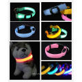 Led usb rechargeable dog collars Led pet dog leash